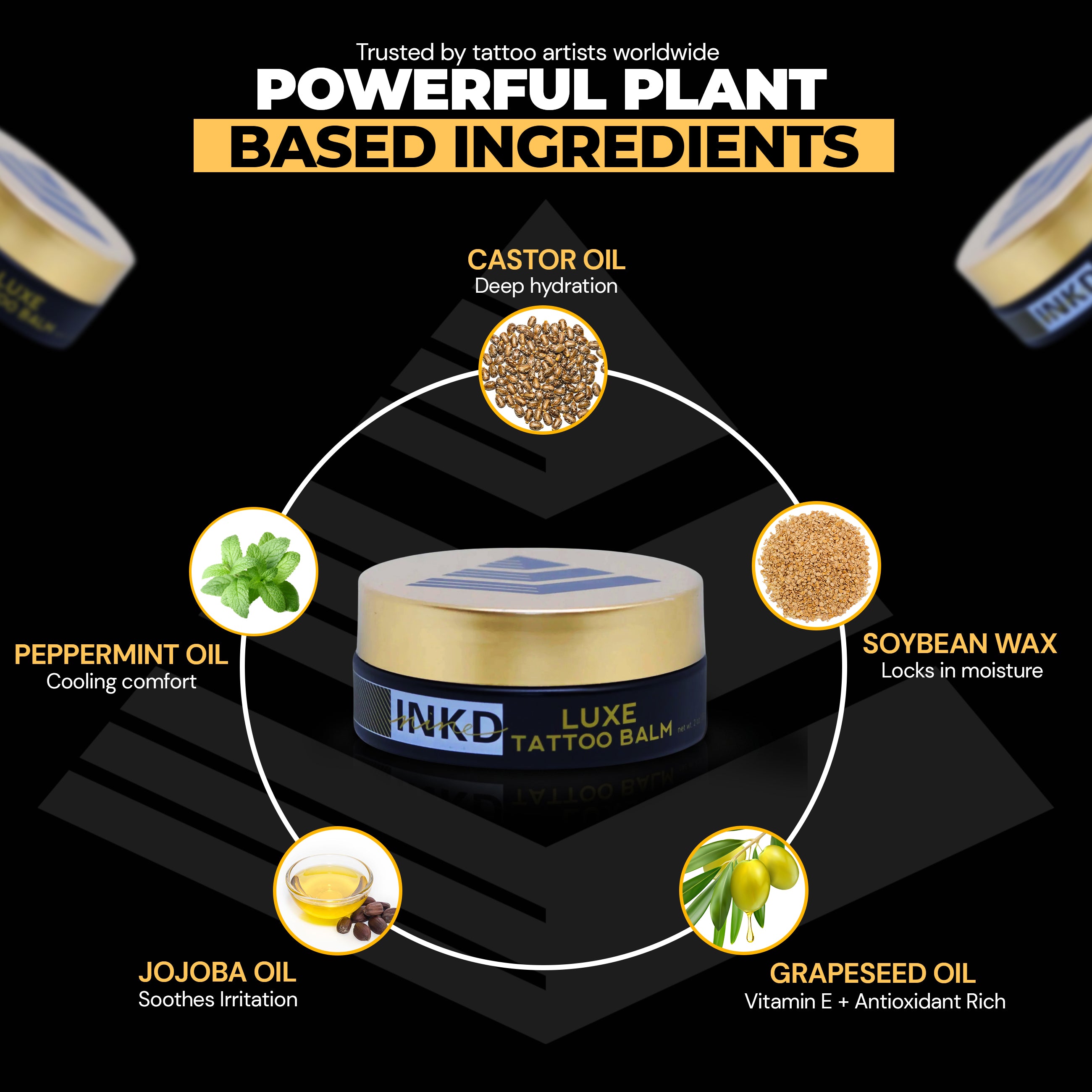 LUXE TATTOO BALM - 2 OZ